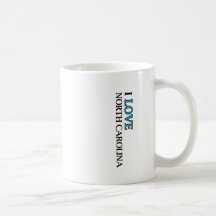 I Love North Carolina Design Mug