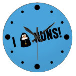 I Love Nuns Clocks