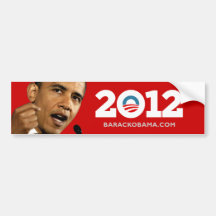 I Love Obama Biden 2012 Bumper Sticker