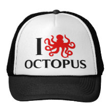 I Love Octopus Hat
