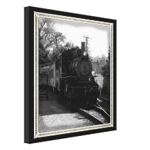 I love old trains - Arcade and Attica Railroad Gallery Wrap Canvas