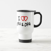 I Love Oma & Opa Mug