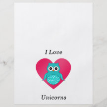 I love owls custom flyer