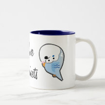 I Love Parakeets Coffee Mugs