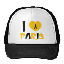 I Love Paris Mesh Hats