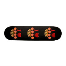 I love pepperoni pizza. custom skate board