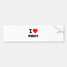 I love Percy Bumper Sticker