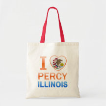 I Love Percy, IL Canvas Bag