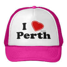 I Love Perth Mesh Hat