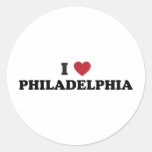 I Love Philadelphia Pennsylvania Stickers