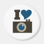 I Love Photography Fridge Magnets