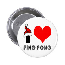I Love Ping Pong Design