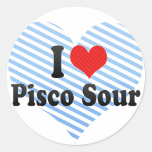 I Love Pisco Sour Sticker