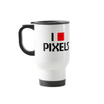 I Love Pixels Coffee Mug