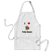 I love polar bears Apron