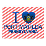 I Love Port Matilda, PA Postcard