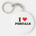I Love Portals Key Chains