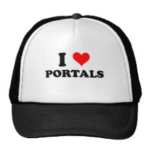 I Love Portals Trucker Hat