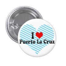 I Love Puerto La Cruz, Venezuela Button