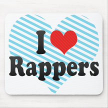 I Love Rappers Mouse Pad