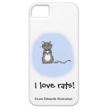 I Love Rats! Case-Mate iPhone 5 Case
