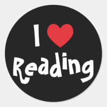 I Love Reading Sticker