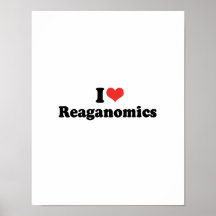 I LOVE REAGANOMICS - .png Poster