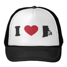 I Love Rhode Island Hat