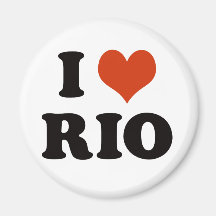 I love Rio Imã De Geladeira