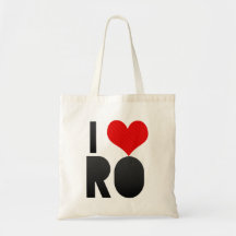 I Love RO Canvas Bag