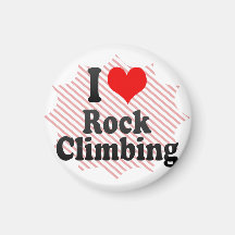 I love Rock Climbing Magnets