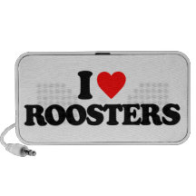 I LOVE ROOSTERS iPhone SPEAKERS