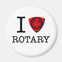 I love Rotary Engine Magnet