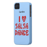 I Love Salsa Dance Custom Name iphone 4g Case iPhone 4 Case-Mate Case