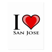 I Love San Jose Post Cards