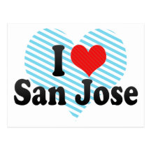 I Love San Jose Postcards