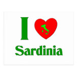 I Love Sardinia Italy Postcards
