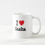 I love Sasha heart T-Shirt Coffee Mug