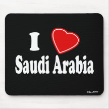 I Love Saudi Arabia Mousepad