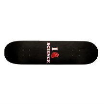 i love science / i heart science / anatomy skate decks