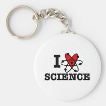I Love Science Key Chains