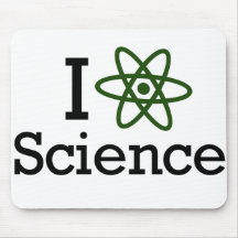 I Love Science Mouse Pad