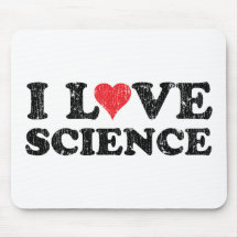 I Love Science Mousepad