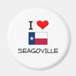 I Love Seagoville Texas Refrigerator Magnet