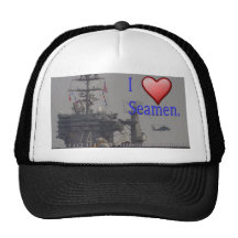 I Love Seamen Mesh Hats