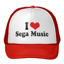 I Love Sega Music Trucker Hats