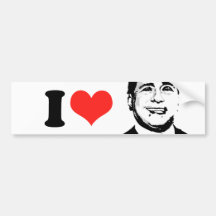 I Love Silvio Berlusconi Bumper Sticker