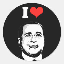 I Love Silvio Berlusconi Sticker