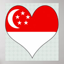 I Love Singapore Print