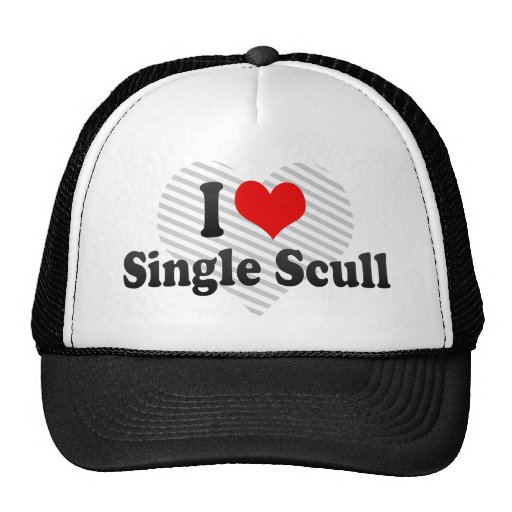 I love Single Scull Hat